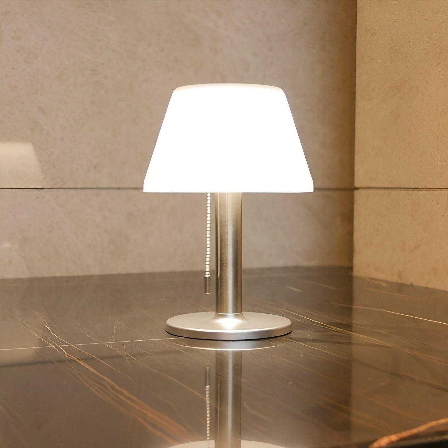 Solar-Powered Elegant Outdoor Table Lamp
