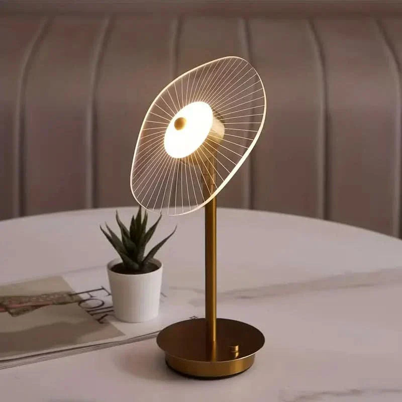 Adjustable Dimmable LED Table Lamp with Iron Frame