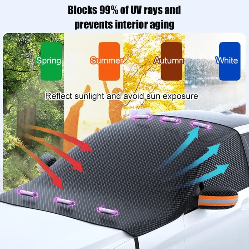 Magnetic Snow and Frost Windscreen Cover
