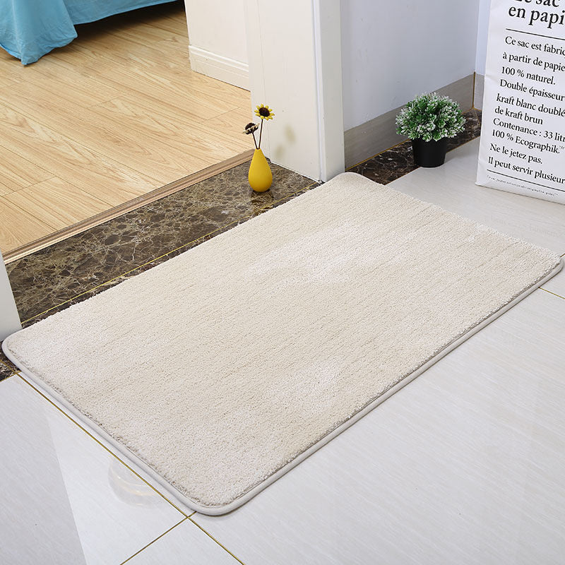 Solid Color Tufted Non-Slip Bath Mat