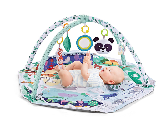 Soft Baby Play Mat Activity Gym with Sensory Toys