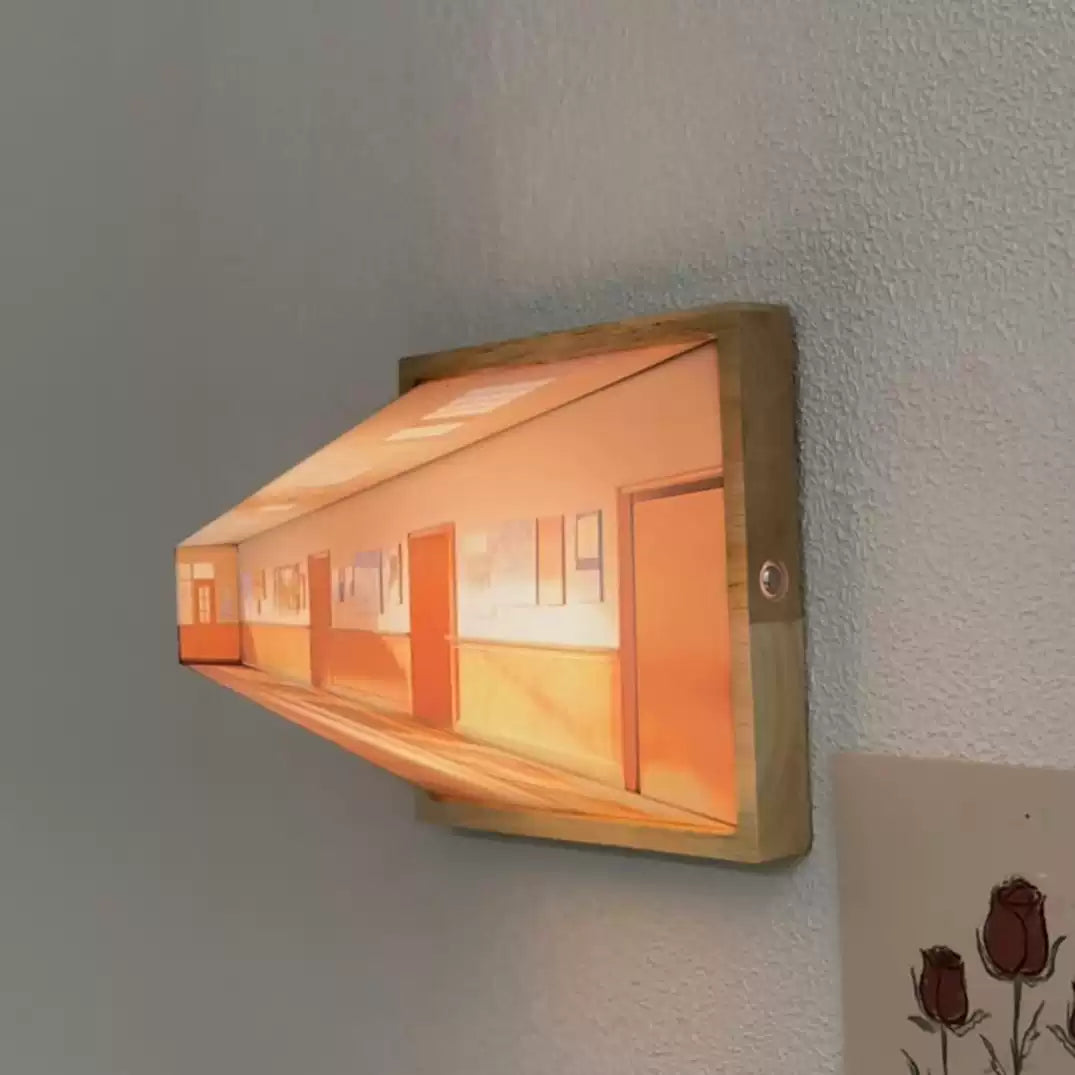 3D Optical Illusion Wall Lamp with Night Light