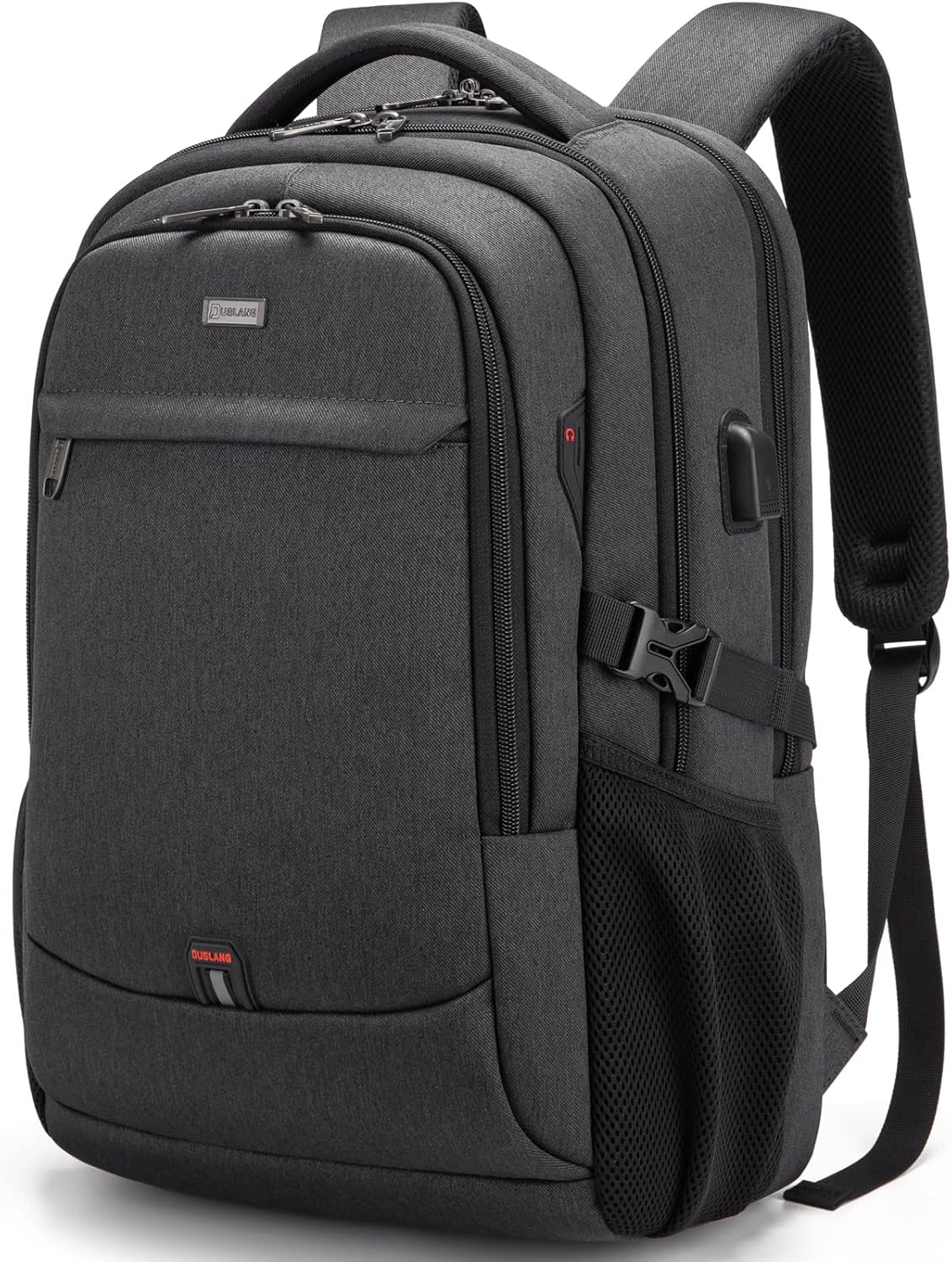 Water-Resistant Laptop Backpack with USB Port and Anti-Theft Design