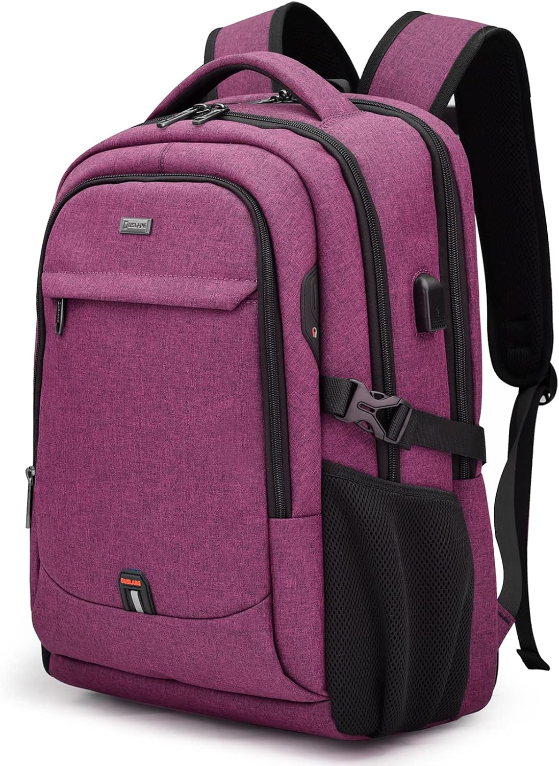 Water-Resistant Laptop Backpack with USB Port and Anti-Theft Design