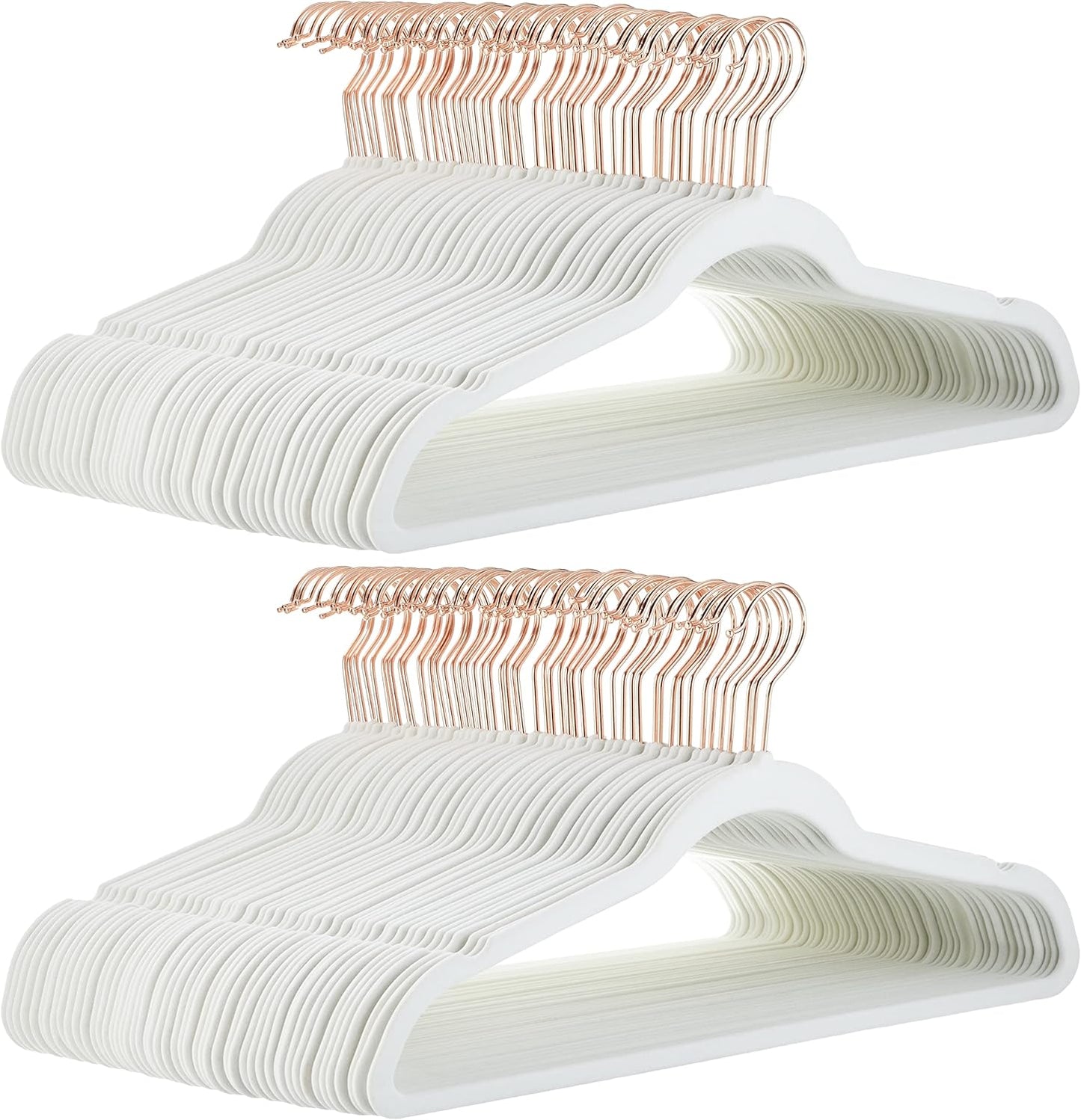 Velvet Non-Slip Slim Clothes Hangers - Space-Saving Organizer