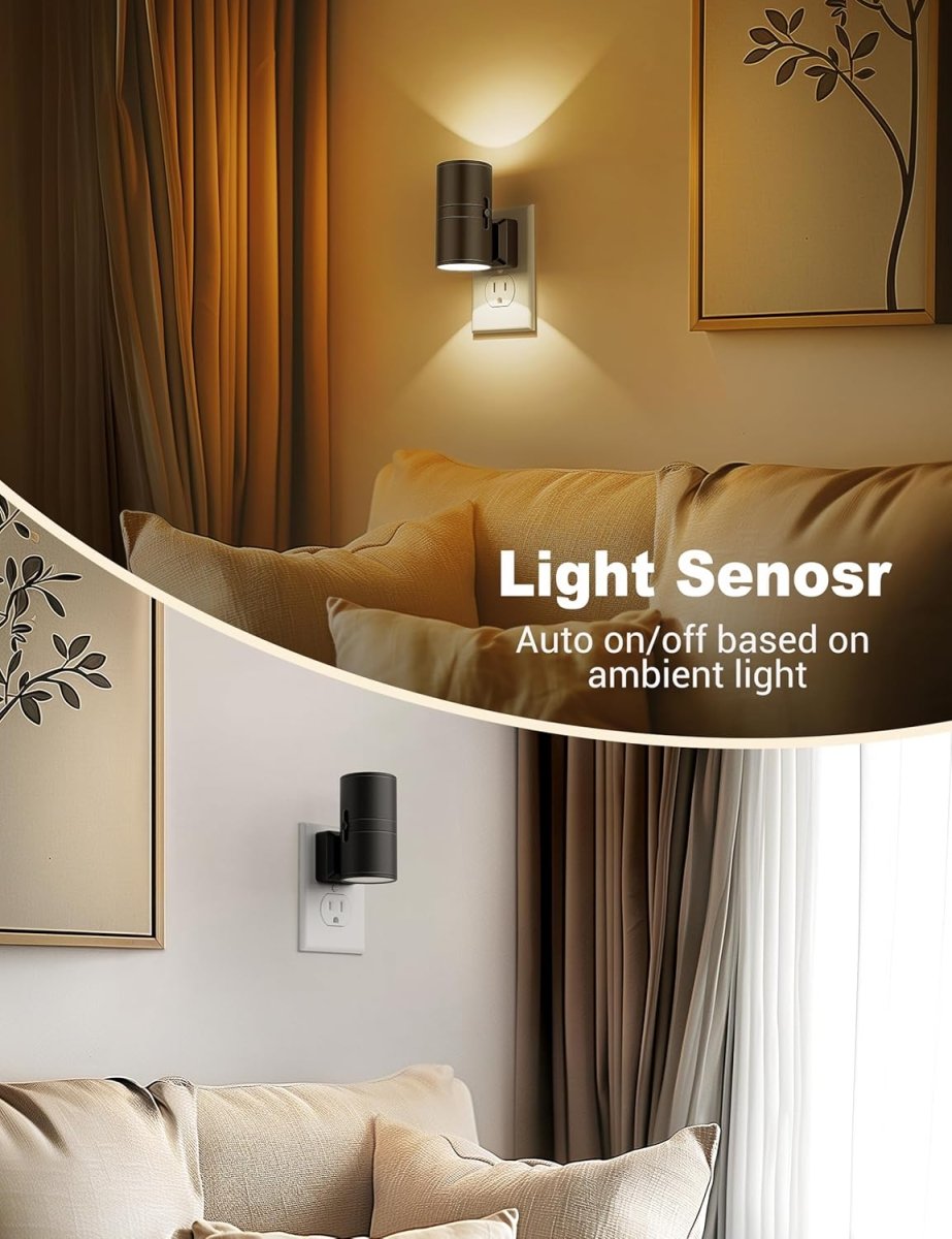 Dimmable LED Night Light with Twilight Sensor