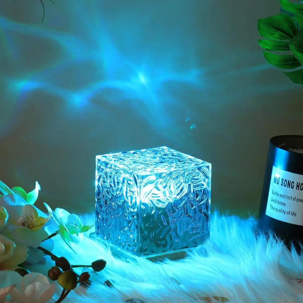Colour-Changing LED Cube Mood Light with Remote Control