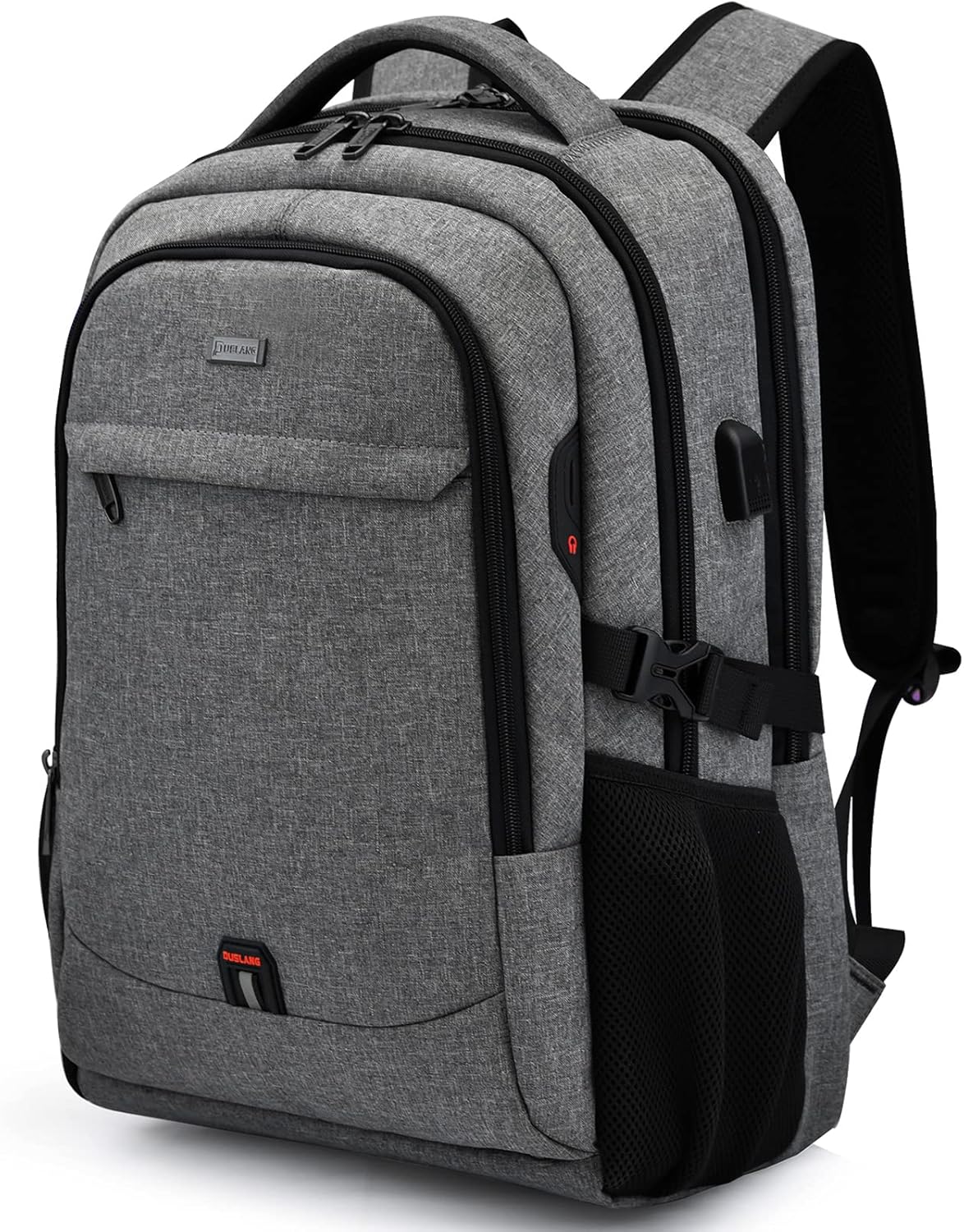 Water-Resistant Laptop Backpack with USB Port and Anti-Theft Design