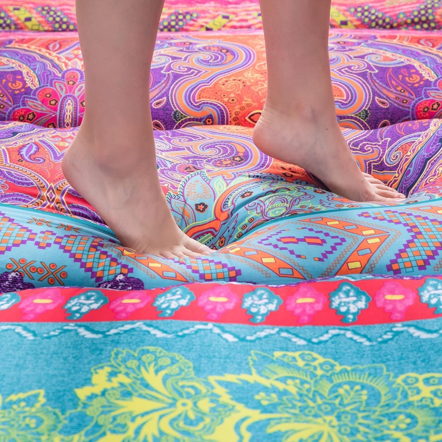Foldable Japanese Futon Mattress with Memory Foam Support