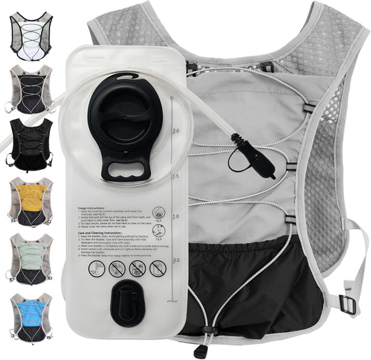 Ultra-Light Hydration Running Vest with 2L Bladder