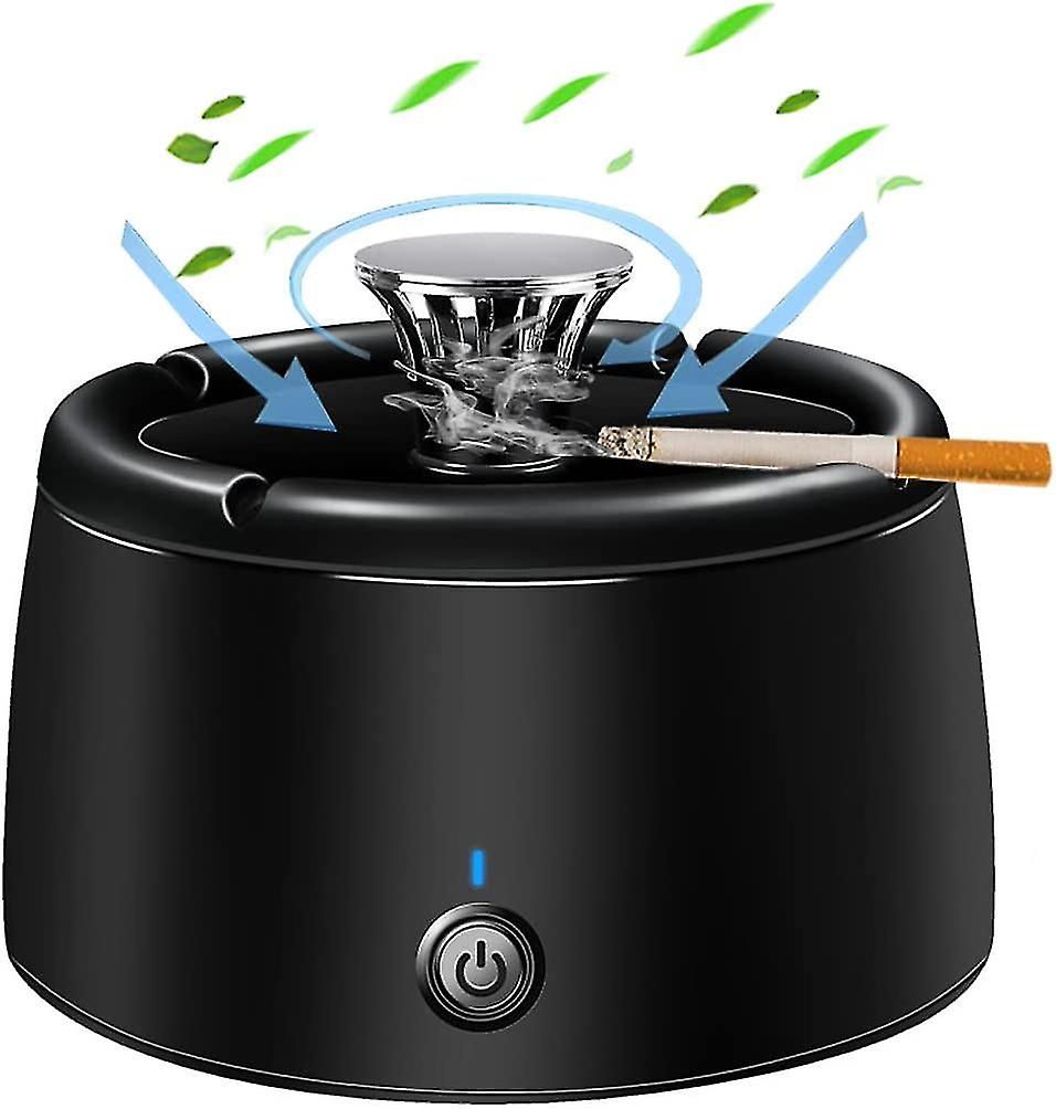 Odorless Portable Smoke-Free Ashtray with Scent Filter