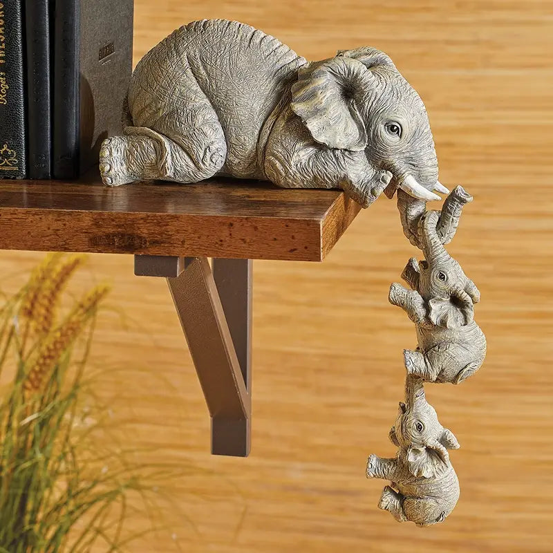 Elegant Elephant Decorative Ornament for Home Accents
