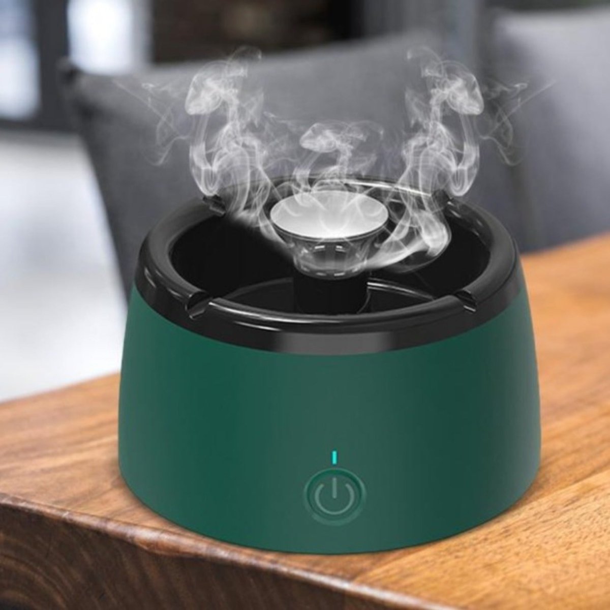 Odorless Portable Smoke-Free Ashtray with Scent Filter