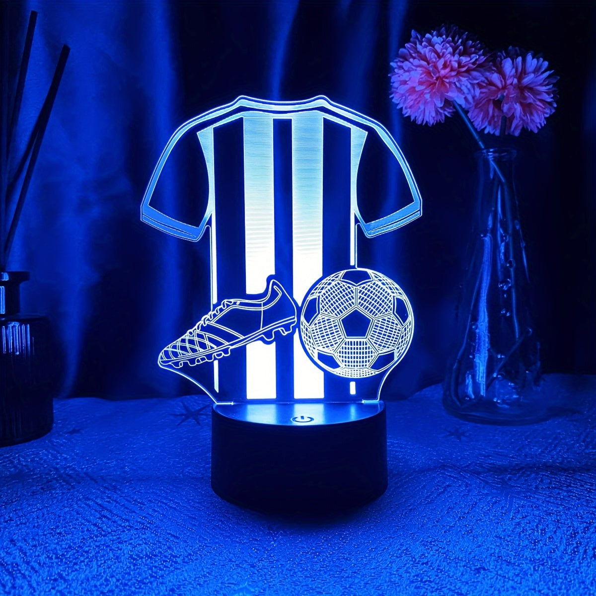 3D LED Football Night Light with Touch Control