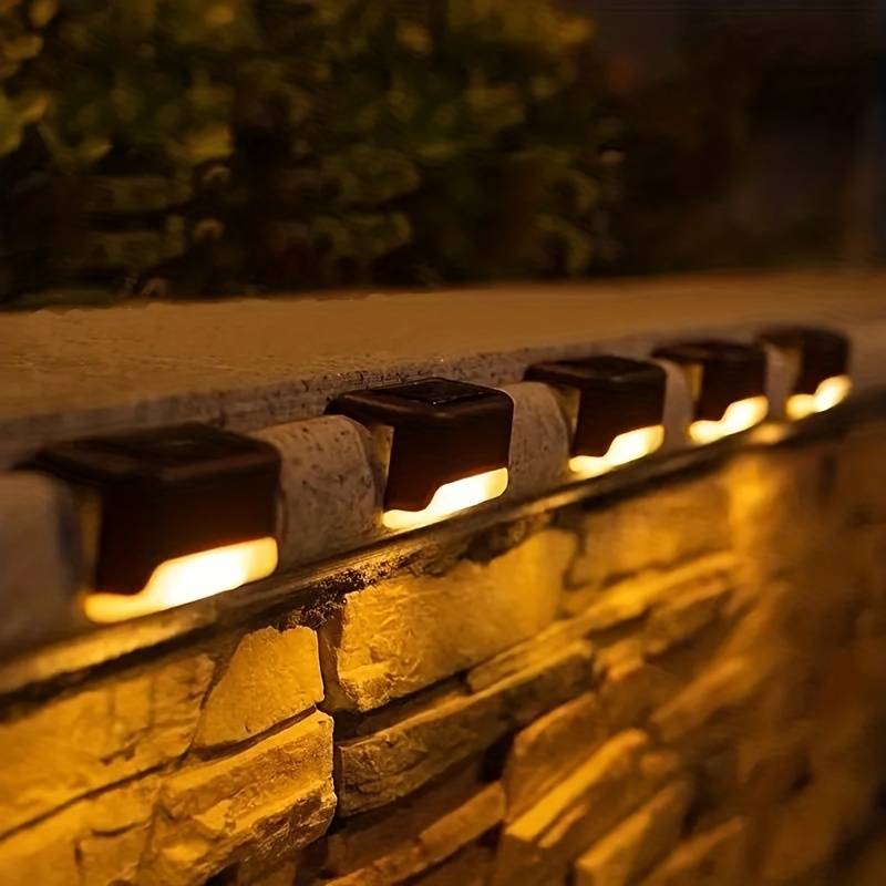 Solar-Powered LED Wall Lights for Garden and Patio