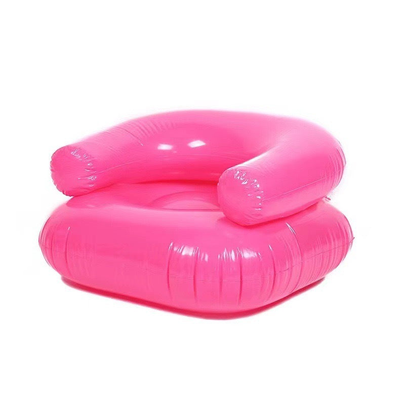Transparent Inflatable Chair for Adults with Comfortable Cushion