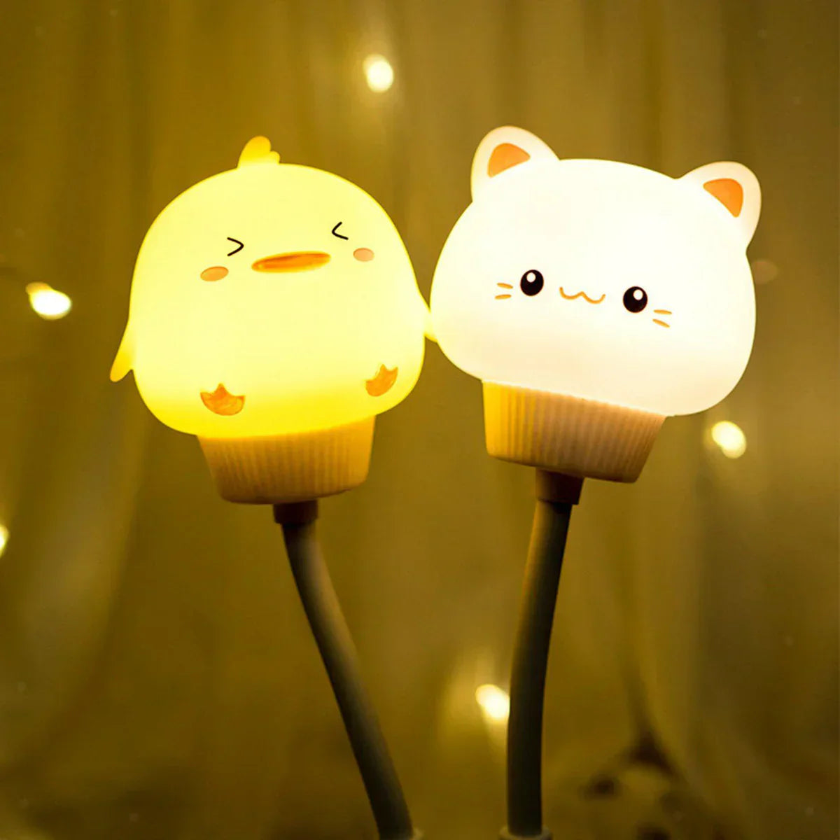 Cute Animal Night Light with Timer and Remote Control