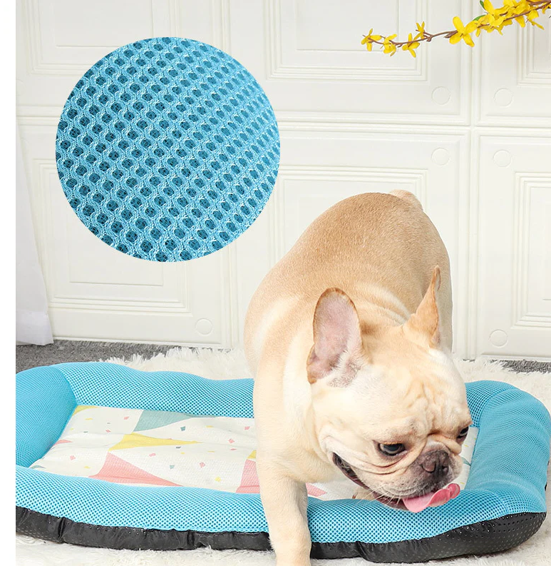 Silky Cooling Mat for Pets - Portable Gel-Infused Comfort