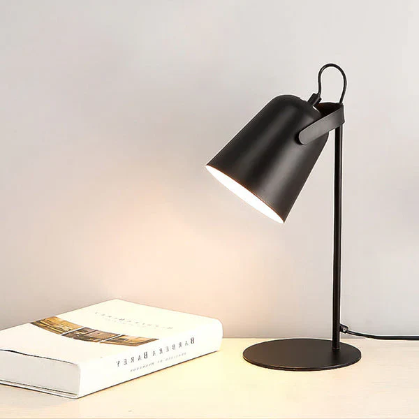 Nordic Macaron Color Iron Bucket Table Lamp
