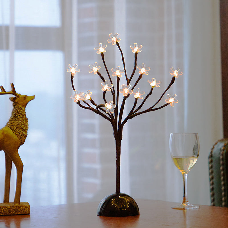Blossom Elegance Floral Table Lamp with Warm Light