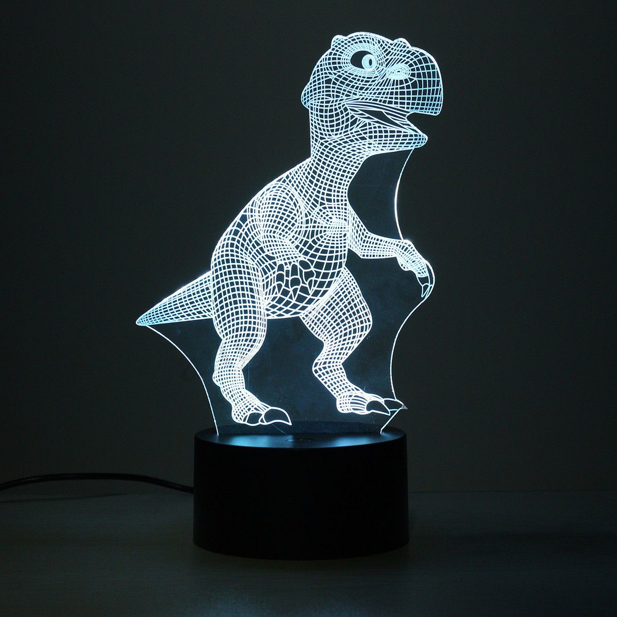 3D Color-Changing T-Rex Dinosaur Night Light