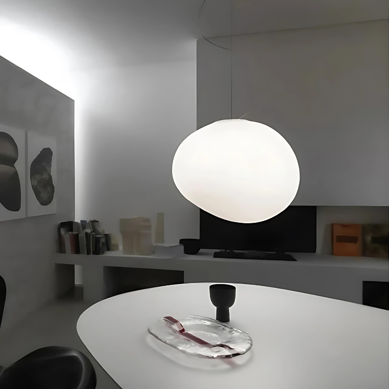 Glass Pebble Pendant Light - Modern Elegant Design