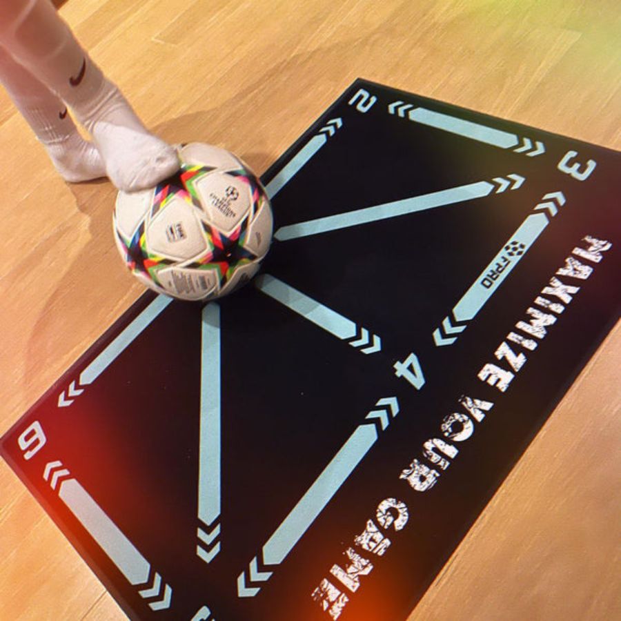 Youth Football Training Mat with Video Coaching Program