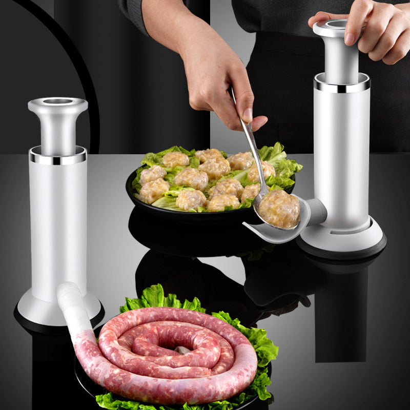 Stainless Steel Sausage Filler with 4 Nozzles