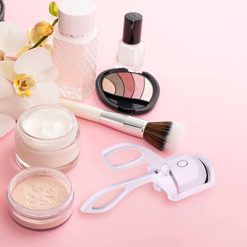 Electric Temperature-Controlled Eyelash Curler with Long-Lasting Curls