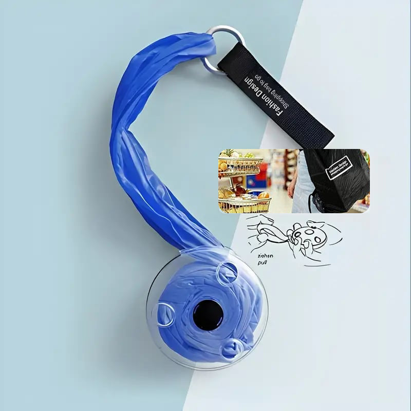 Foldable Portable Nylon Disc Bag with 5L Capacity