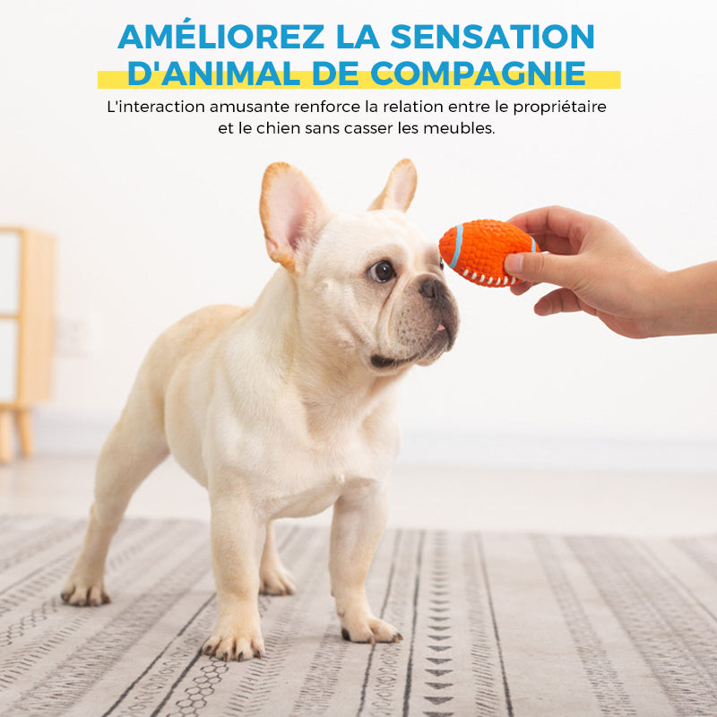 Indestructible Chew Toy for Aggressive Dogs - Durable Latex Soccer Ball