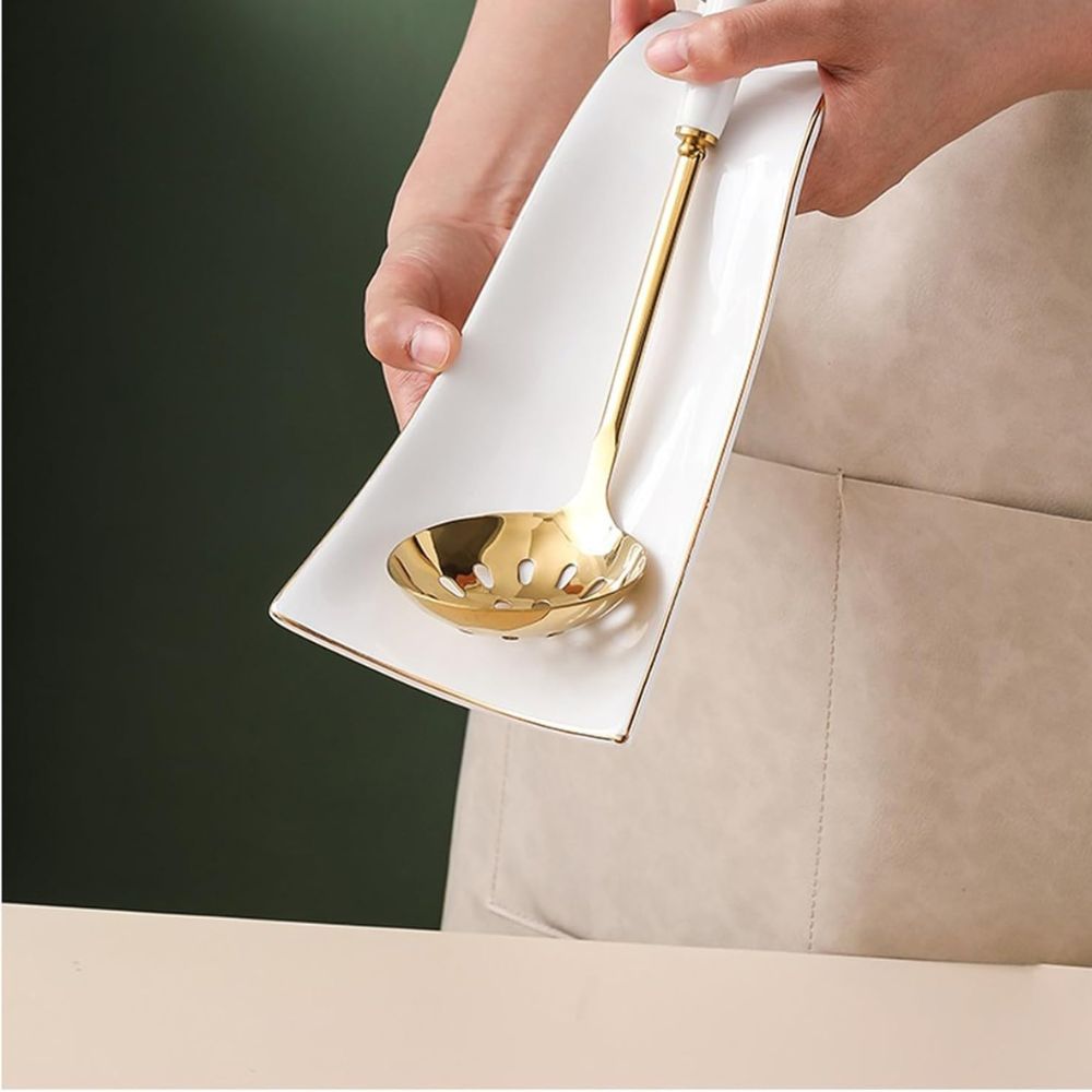Ceramic Spoon Rest for Mess-Free Cooking