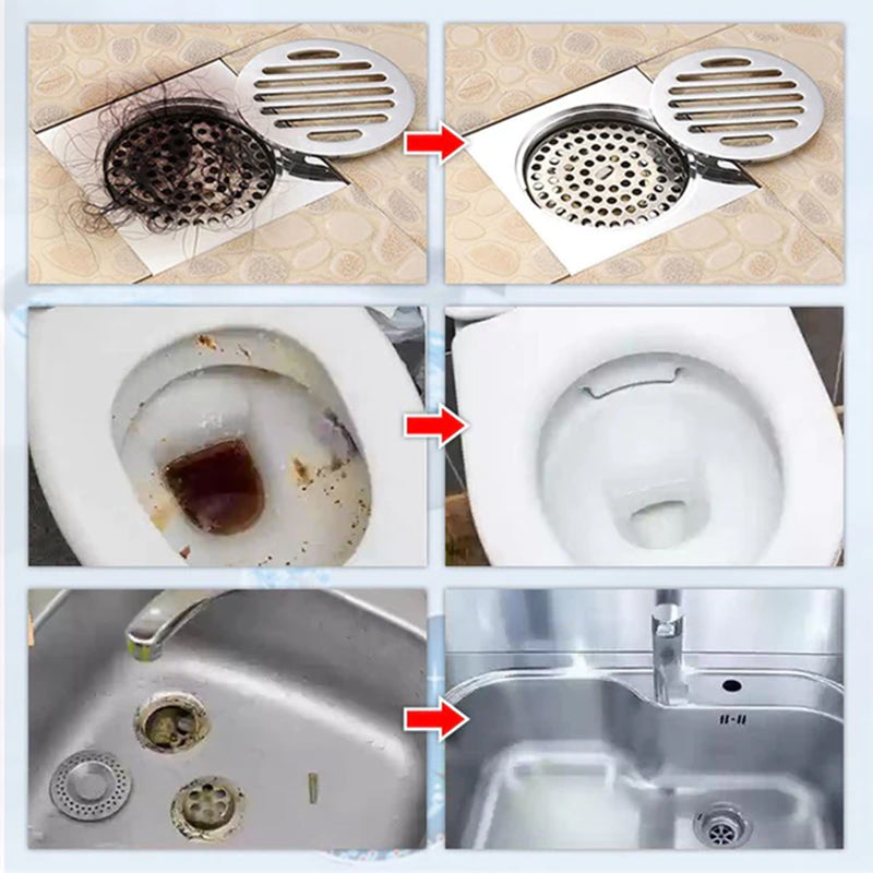Toilet Clog Dissolver and Deodorizer for Pipes