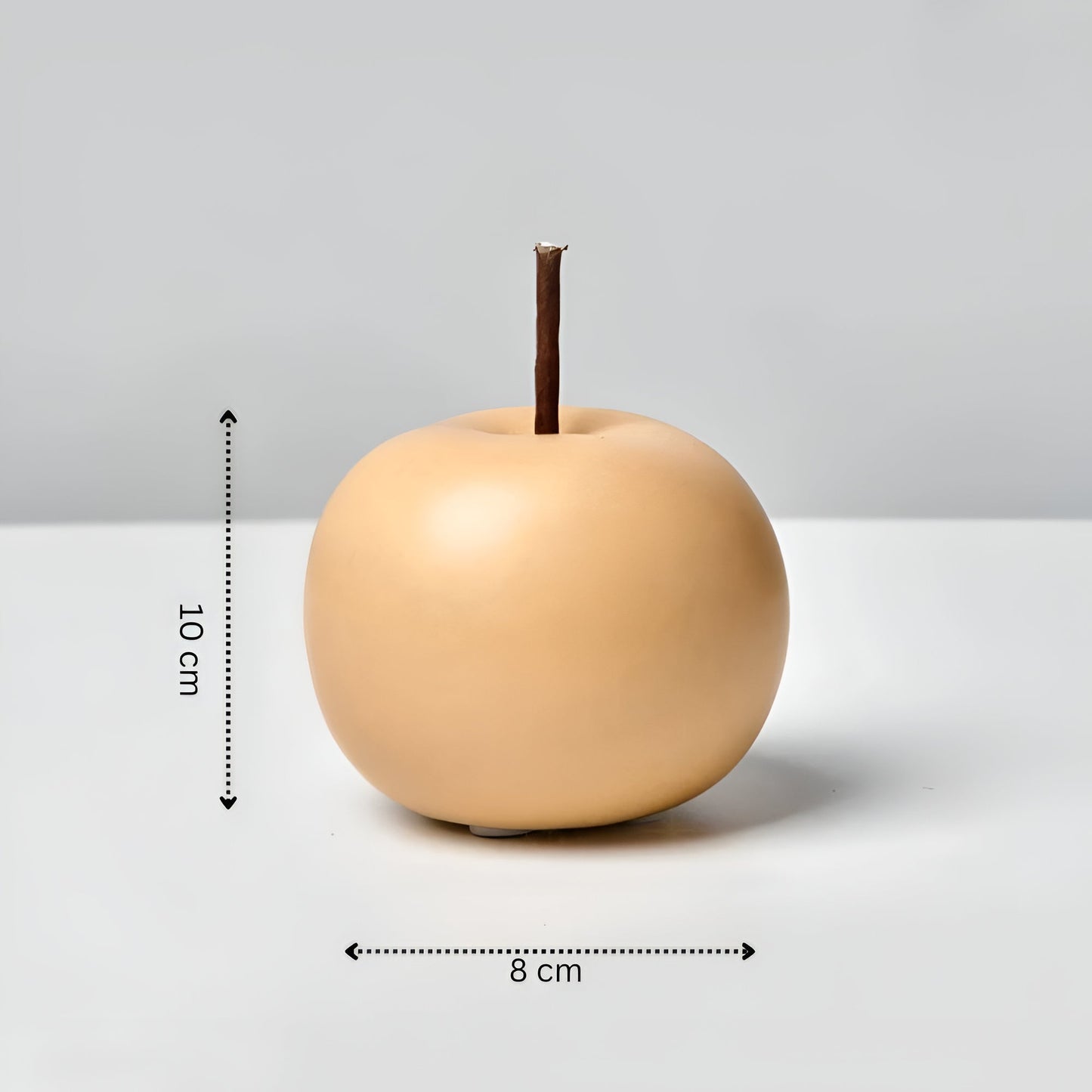 Pastel Apple Ceramic Ornament for Home Decor