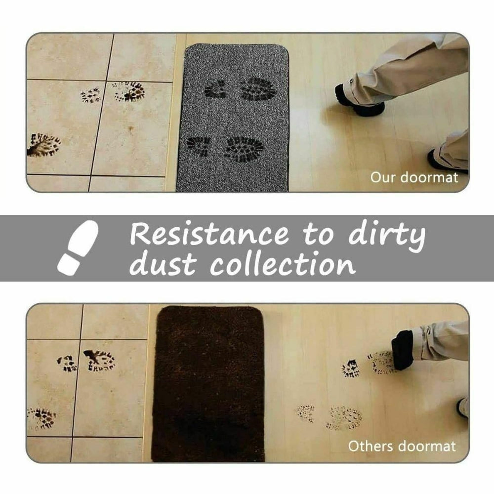 Super Absorbent Dirt Trapper Door Mat with Non-Slip Backing