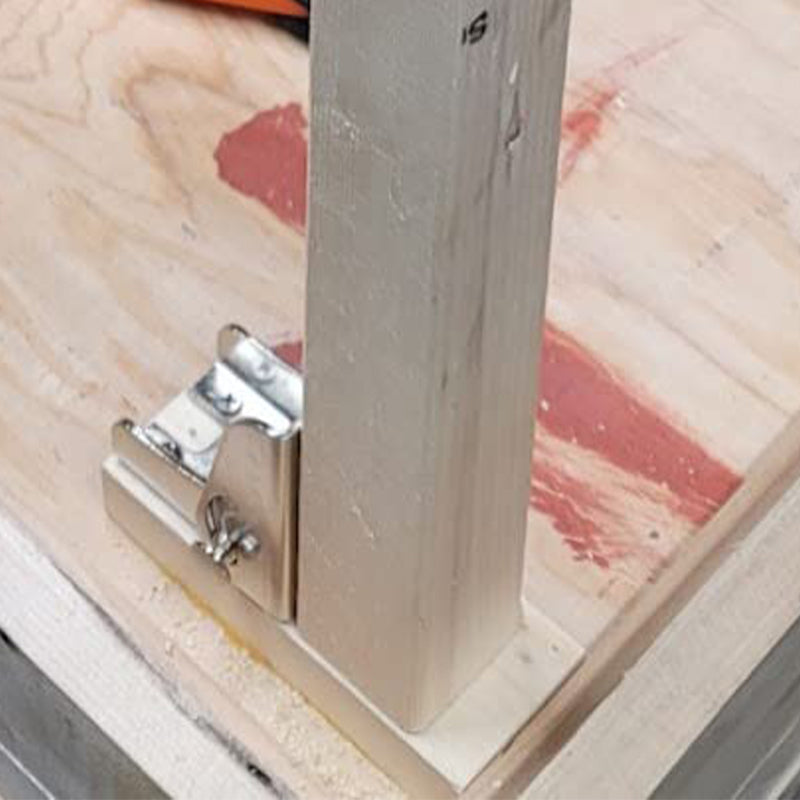 90 Degree Self-Locking Folding Hinge in Steel