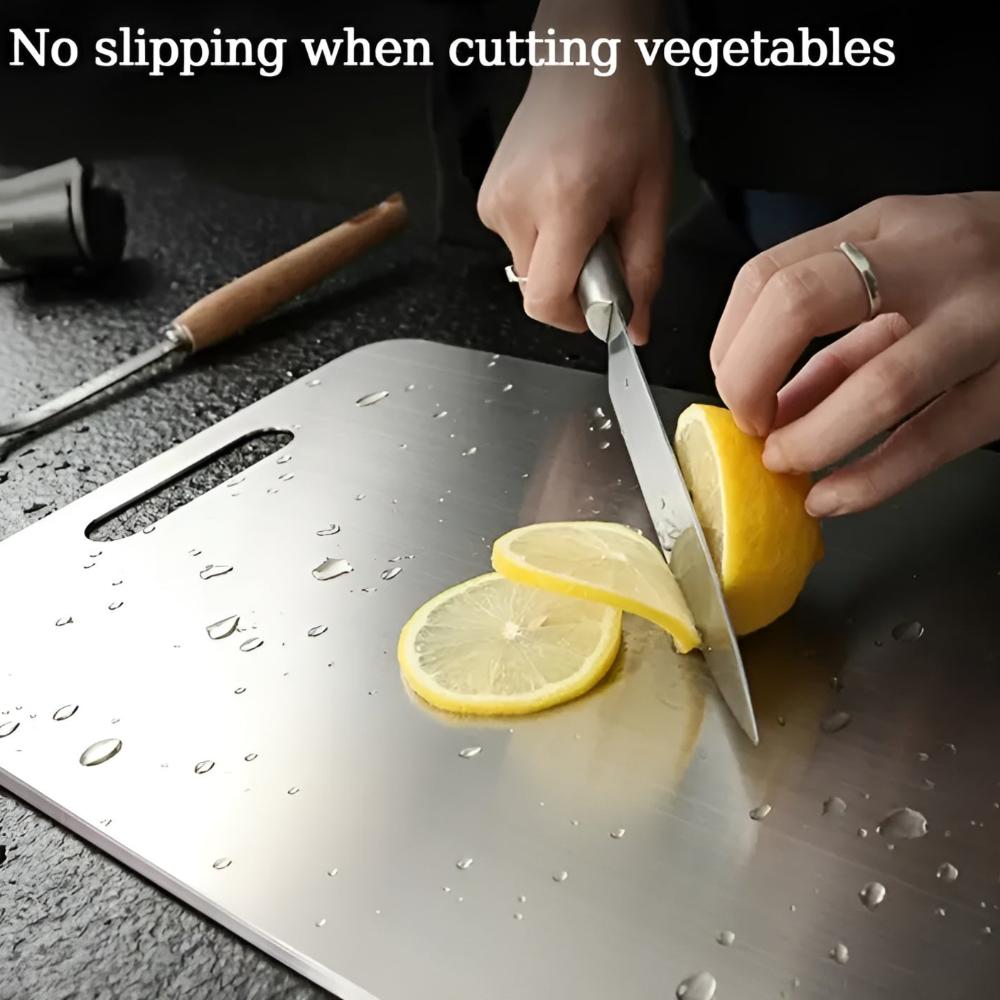 Premium SUS304 Stainless Steel Chopping Board