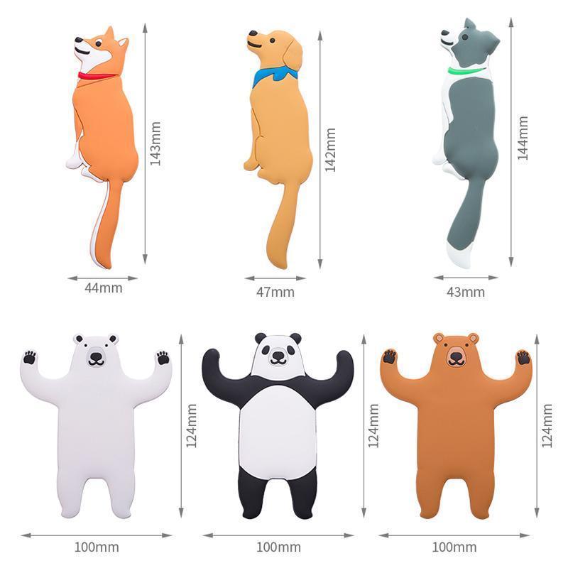 Wild Animalz Wall Hooks - Adorable 3D Animal Decor