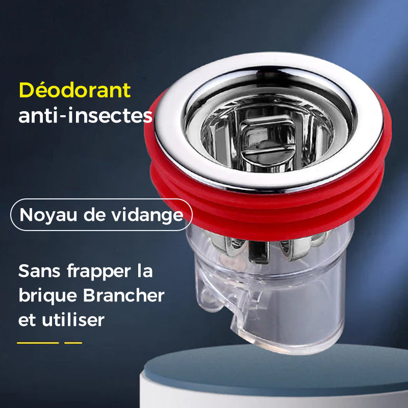 Odor-Proof Floor Siphon Drain with Silicone Core