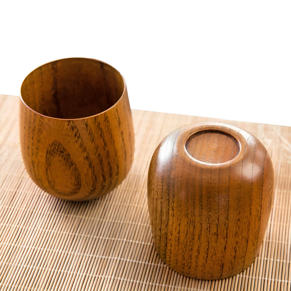Handcrafted Eco-Friendly Wooden Tea Cup