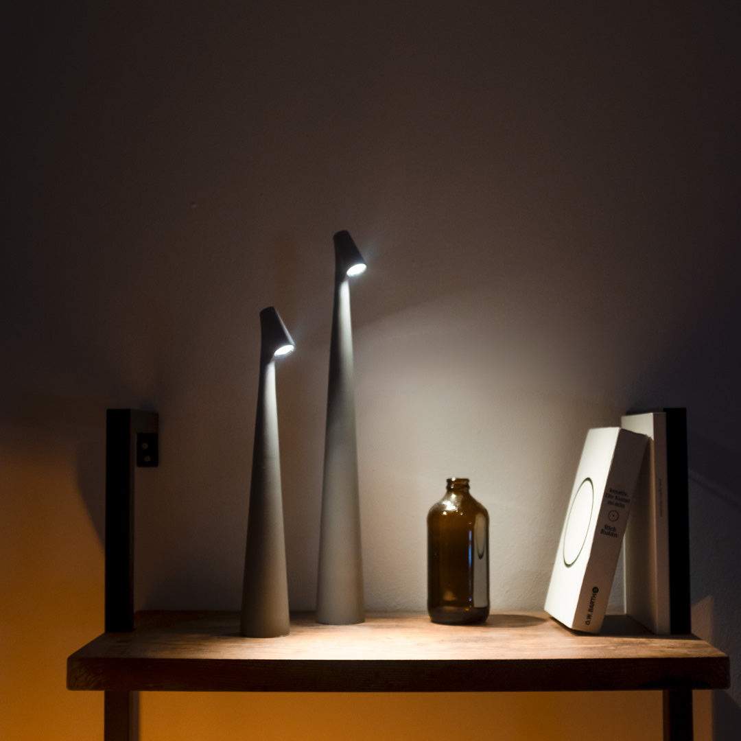 Rechargeable Modern LED Table Lamp - Cordless Metal Light