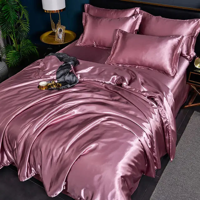 Luxury Satin Duvet Cover Set - Ultra Soft Silk Finish