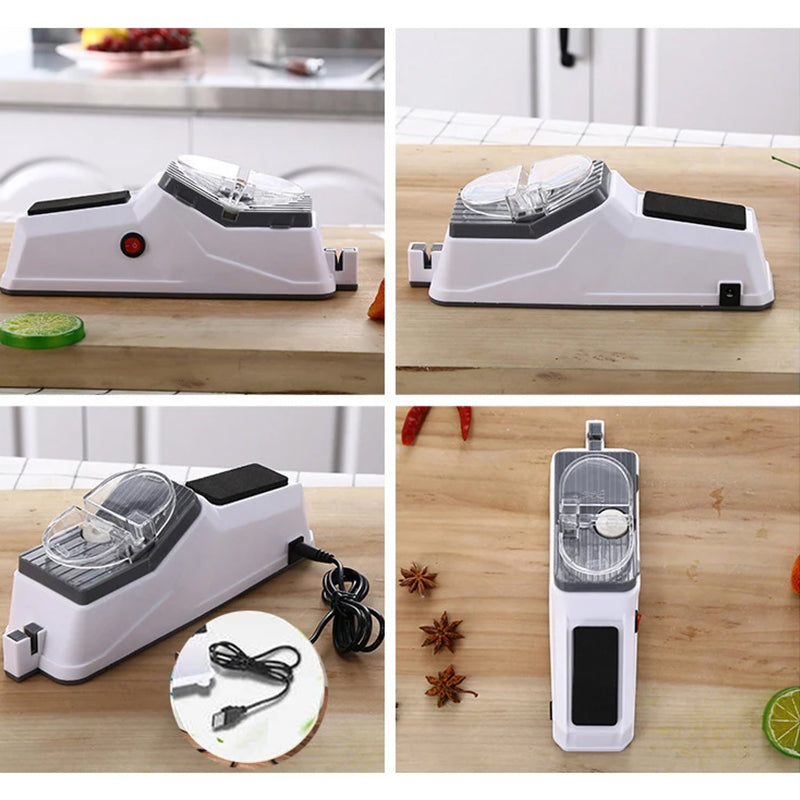 Electric Mini Knife Sharpener with USB Charging