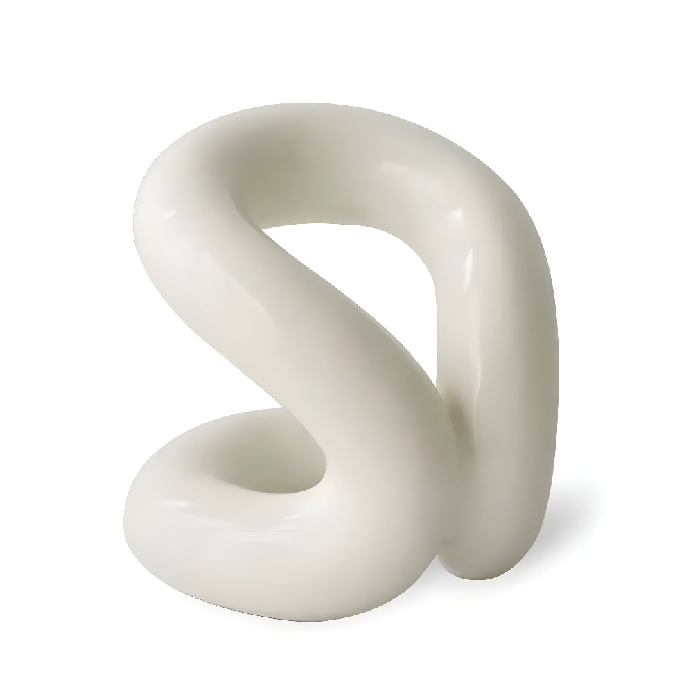 Ceramic Organizer with Rope-Knot Detail