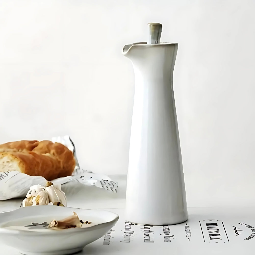 Ceramic Olive Oil and Soy Sauce Dispenser