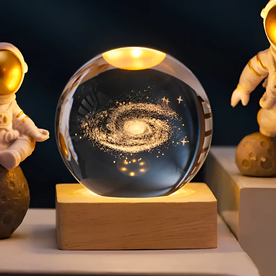 Magical LED Galaxy Table Lamp - Cordless Rechargeable Night Light