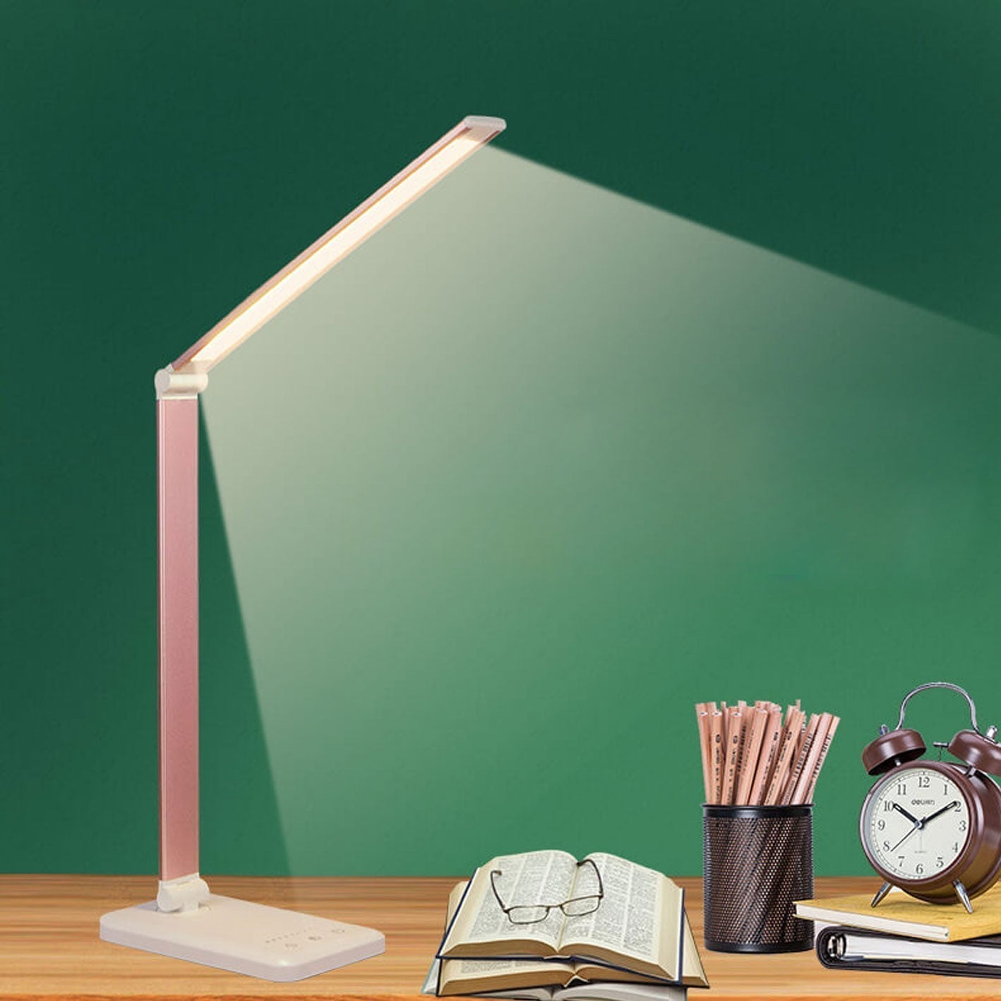 Foldable Dimmable LED Desk Lamp with Adjustable Color Temperature