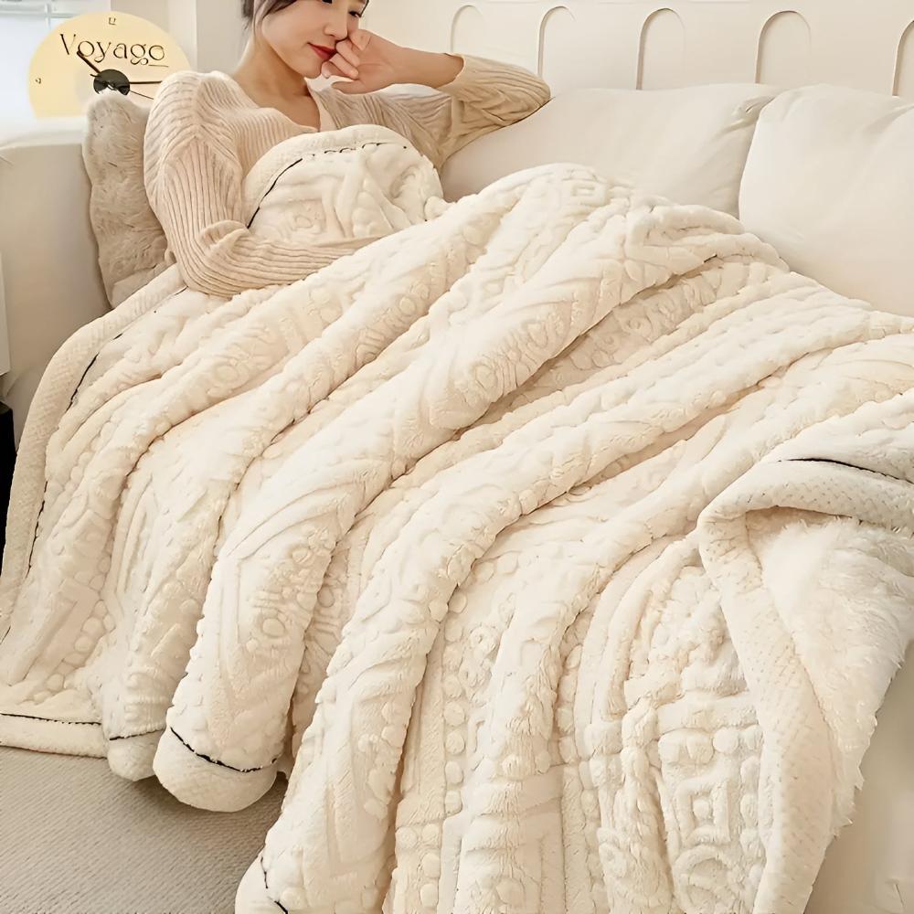 Velvet Mandala Sherpa Throw Blanket