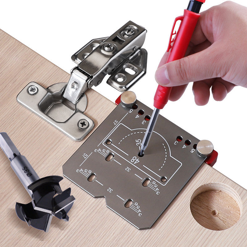 35mm Aluminum Alloy Hinge Hole Locator Tool