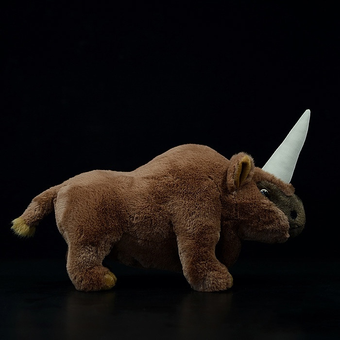 Elasmotherium Plush Toy - Soft Stuffed Prehistoric Rhinoceros